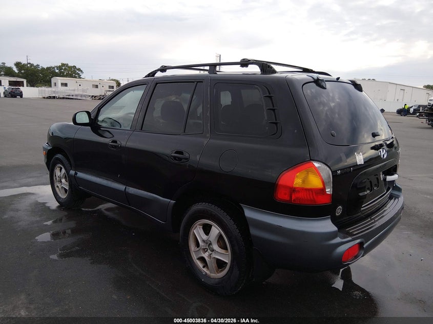 2002 Hyundai Santa fe VIN KM8SC13D12U149643 IAAI salvage auction — NORMAL WEAR, Clear (Florida), sold $300 on 2026-07-06 (photo 3)
