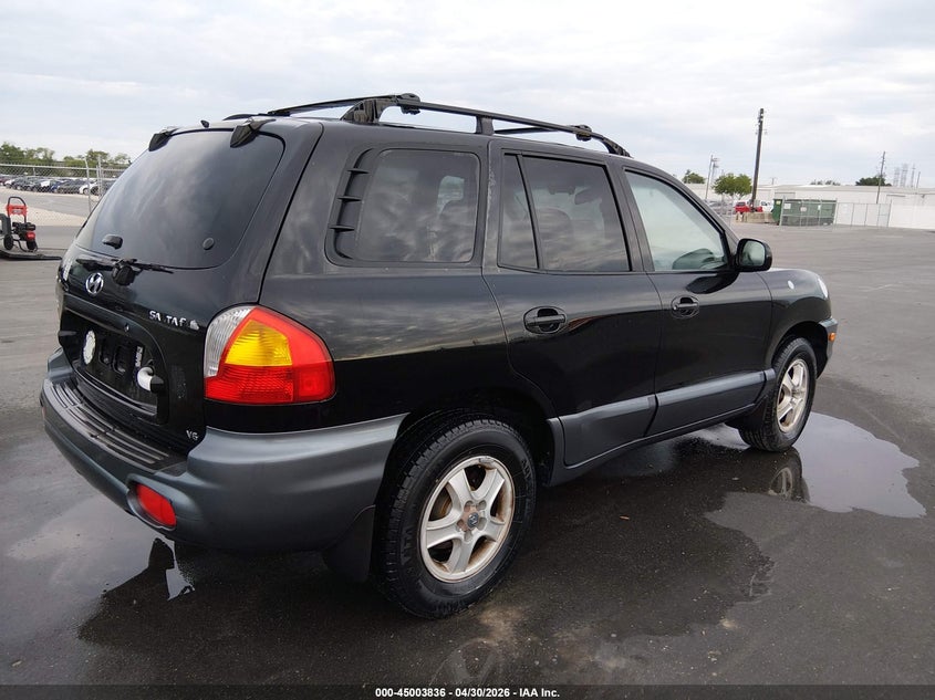 2002 Hyundai Santa fe VIN KM8SC13D12U149643 IAAI salvage auction — NORMAL WEAR, Clear (Florida), sold $300 on 2026-07-06 (photo 4)