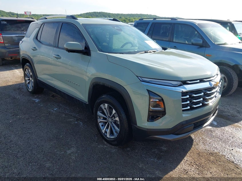 2025 Chevrolet Equinox VIN 3GNAXPEG5SL114751 IAAI salvage auction — SIDE, Clear (Oklahoma), sold $9,450 on 2026-07-18 (photo 1)