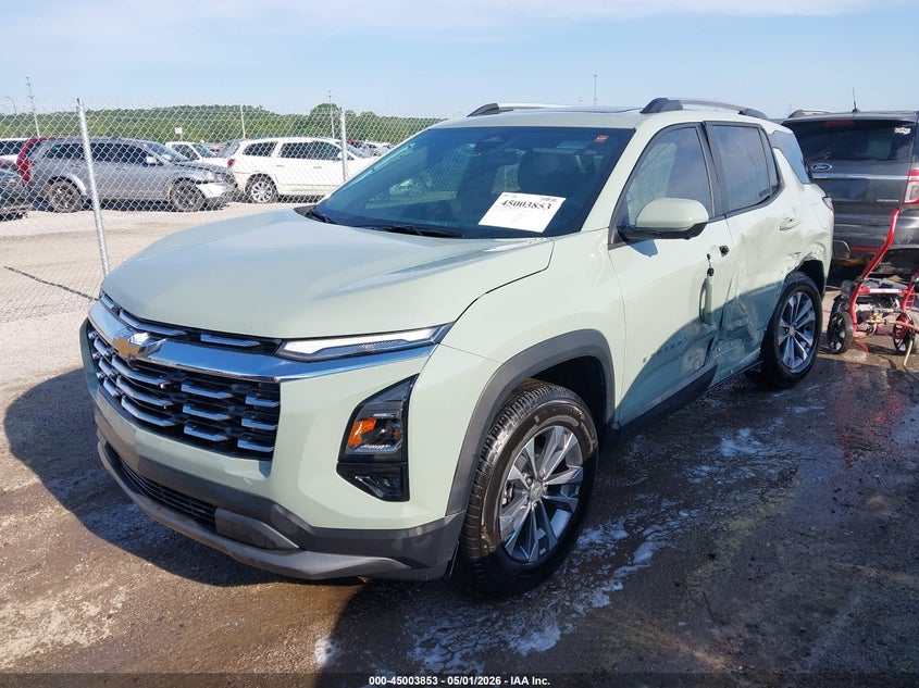 2025 Chevrolet Equinox VIN 3GNAXPEG5SL114751 IAAI salvage auction — SIDE, Clear (Oklahoma), sold $9,450 on 2026-07-18 (photo 2)