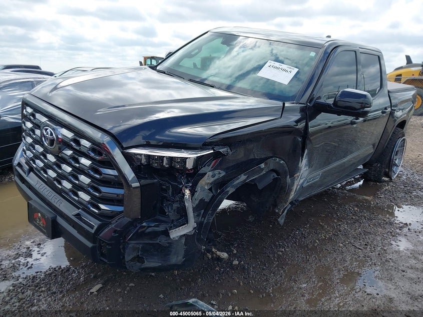 2025 Toyota Tundra VIN 5TFNA5DB3SX281054 IAAI salvage auction — LEFT FRONT, Original (Texas), sold $23,225 on 2026-07-27 (photo 2)