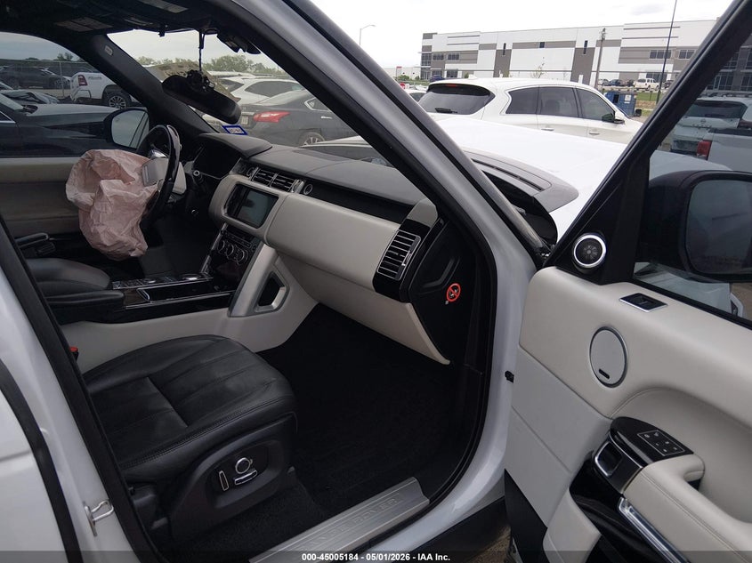 2016 Land rover RANGE ROVER VIN SALGS2KF5GA266553 IAAI salvage auction — FRONT END, Salvage (Texas), sold $5,250 on 2026-07-07 (photo 5)