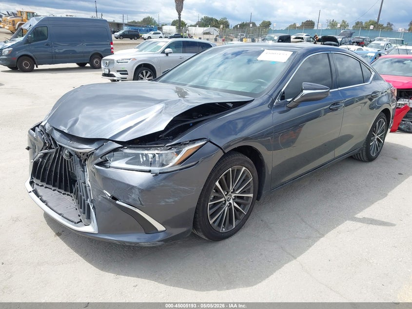 2025 Lexus ES VIN 58ADZ1B12SU211719 IAAI salvage auction — FRONT END, Salvage (California), sold $21,400 on 2026-07-29 (photo 2)