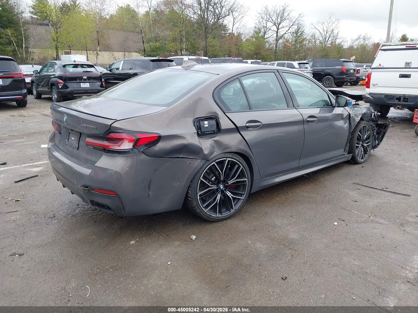 2023 BMW 5er VIN WBA13BK05PCM25563 IAAI salvage auction — FRONT END, Salvage (New Hampshire), sold $14,500 on 2026-08-05 (photo 4)