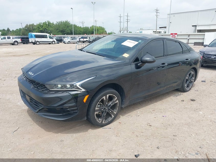 2022 Kia K5 VIN 5XXG64J22NG164005 IAAI salvage auction — RIGHT SIDE, Original (Texas), sold $5,950 on 2026-07-09 (photo 2)