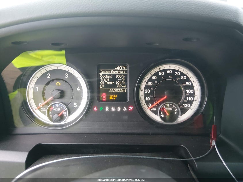 2015 Ram 3500 VIN 3C63RPGL1FG541405 IAAI salvage auction — FRONT END, Original (Texas), sold $6,100 on 2026-07-09 (photo 5)