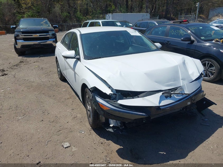 2024 Hyundai Elantra VIN KMHLM4DG5RU698753 IAAI salvage auction — FRONT END, Salvage (Massachusetts), sold $3,000 on 2026-07-11 (photo 1)