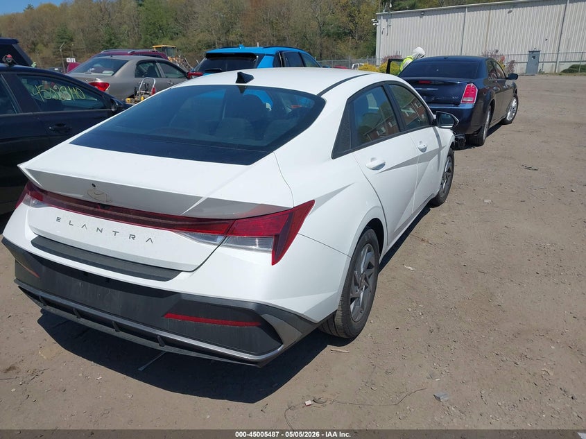 2024 Hyundai Elantra VIN KMHLM4DG5RU698753 IAAI salvage auction — FRONT END, Salvage (Massachusetts), sold $3,000 on 2026-07-11 (photo 4)