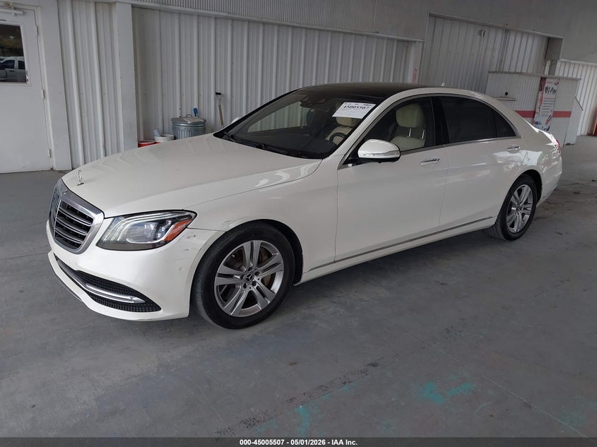 2019 Mercedes-benz S-klasse VIN WDDUG6GB9KA448859 IAAI salvage auction — RIGHT FRONT, Rebuildable (Florida), sold $20,200 on 2026-07-15 (photo 2)