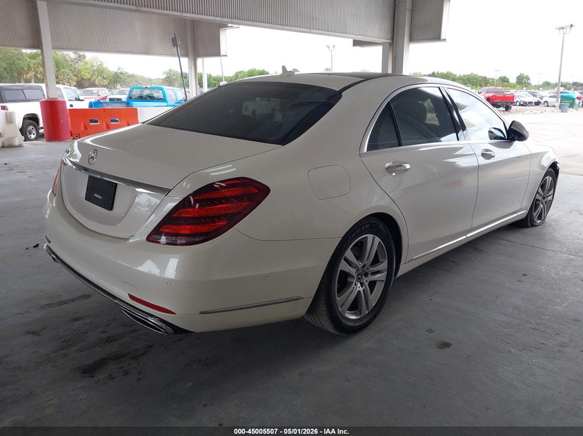 2019 Mercedes-benz S-klasse VIN WDDUG6GB9KA448859 IAAI salvage auction — RIGHT FRONT, Rebuildable (Florida), sold $20,200 on 2026-07-15 (photo 4)