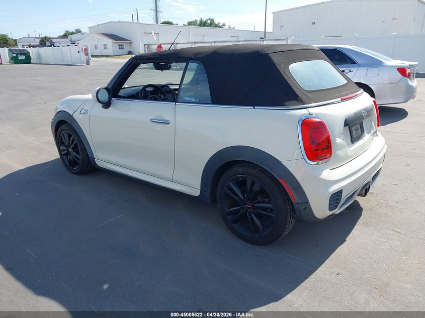 2016 Mini Convertible VIN WMWWG9C51G3A92228 IAAI salvage auction — FRONT & REAR, Rebuildable (Florida), sold $2,800 on 2026-07-10 (photo 3)