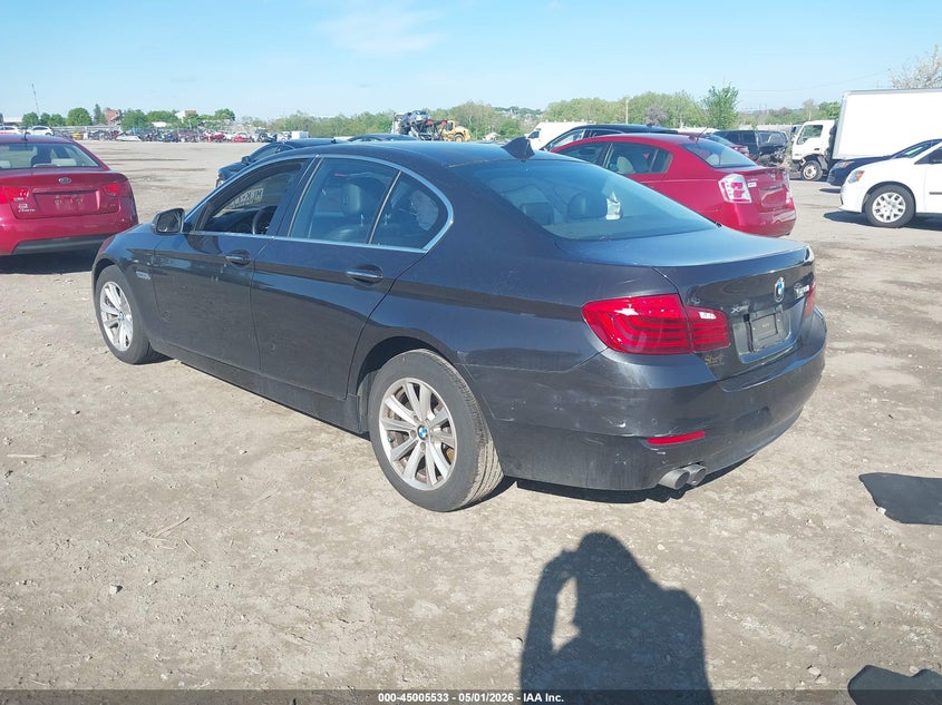 2015 BMW 5er VIN WBA5A7C53FG143721 IAAI salvage auction — RIGHT FRONT, Salvage (Pennsylvania), sold $1,325 on 2026-07-31 (photo 3)