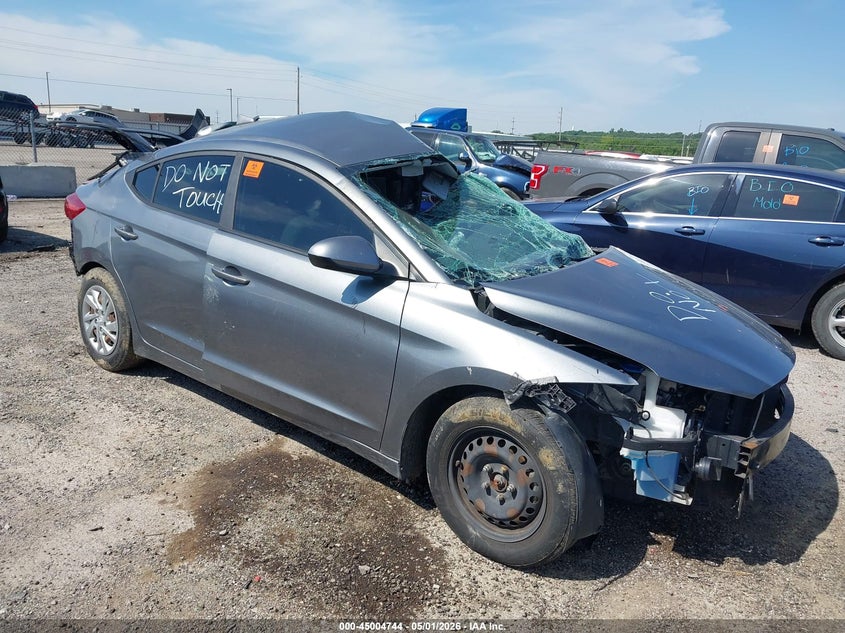 2017 Hyundai Elantra VIN KMHD74LF0HU135015 IAAI salvage auction — ALL OVER, Junk (Oklahoma), sold $425 on 2026-07-14 (photo 1)