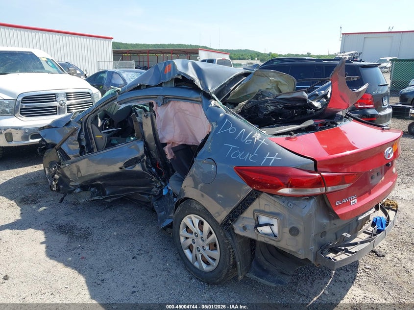 2017 Hyundai Elantra VIN KMHD74LF0HU135015 IAAI salvage auction — ALL OVER, Junk (Oklahoma), sold $425 on 2026-07-14 (photo 6)