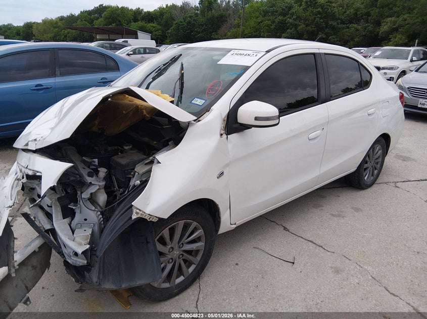2017 Mitsubishi Mirage VIN ML32F4FJ3HHF16998 IAAI salvage auction — NORMAL WEAR, Salvage (Texas), sold $300 on 2026-07-29 (photo 2)
