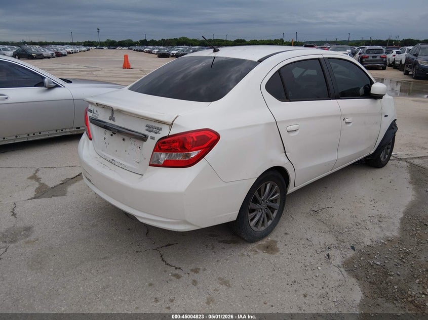 2017 Mitsubishi Mirage VIN ML32F4FJ3HHF16998 IAAI salvage auction — NORMAL WEAR, Salvage (Texas), sold $300 on 2026-07-29 (photo 4)