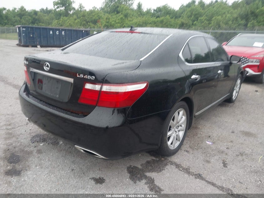 2008 Lexus Ls VIN JTHBL46FX85080780 IAAI salvage auction — FRONT END, Salvage (Louisiana), sold $450 on 2026-07-14 (photo 4)