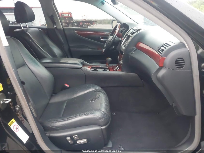 2008 Lexus Ls VIN JTHBL46FX85080780 IAAI salvage auction — FRONT END, Salvage (Louisiana), sold $450 on 2026-07-14 (photo 5)
