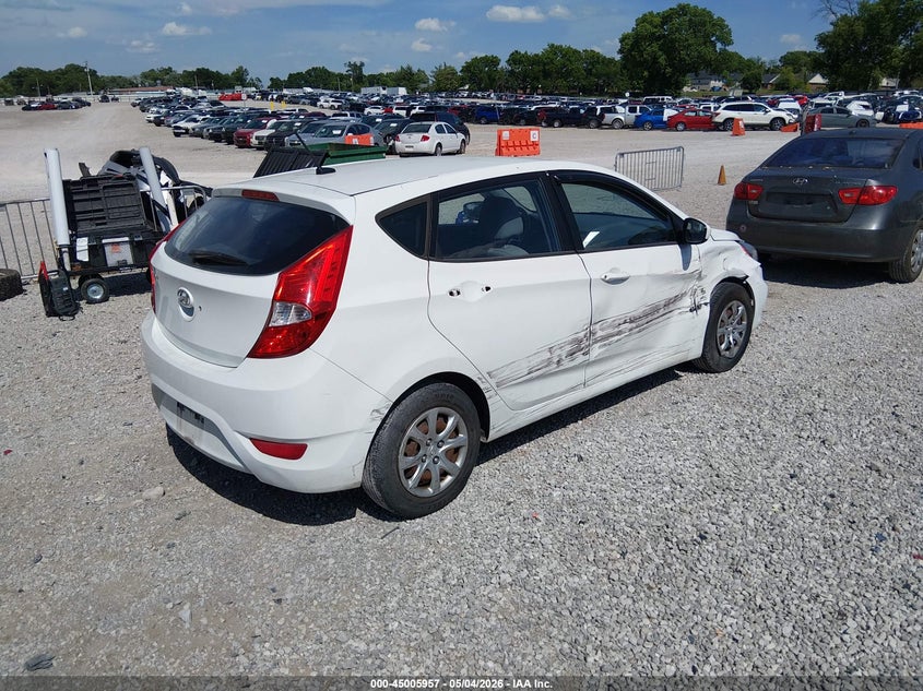 2012 Hyundai Accent VIN KMHCT5AEXCU027131 IAAI salvage auction — RIGHT SIDE, Wait Title, sold $850 on 2026-07-24 (photo 4)