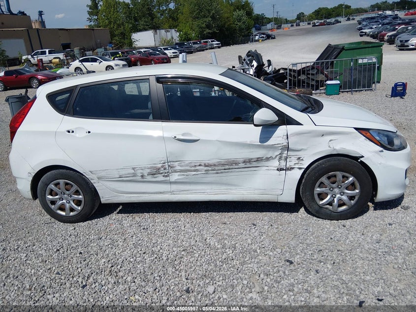 2012 Hyundai Accent VIN KMHCT5AEXCU027131 IAAI salvage auction — RIGHT SIDE, Wait Title, sold $850 on 2026-07-24 (photo 6)
