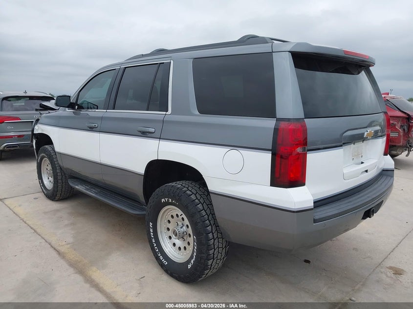 2020 Chevrolet Tahoe VIN 1GNSKAKC1LR103385 IAAI salvage auction — FRONT END, Original (Texas), sold $7,800 on 2026-07-29 (photo 3)