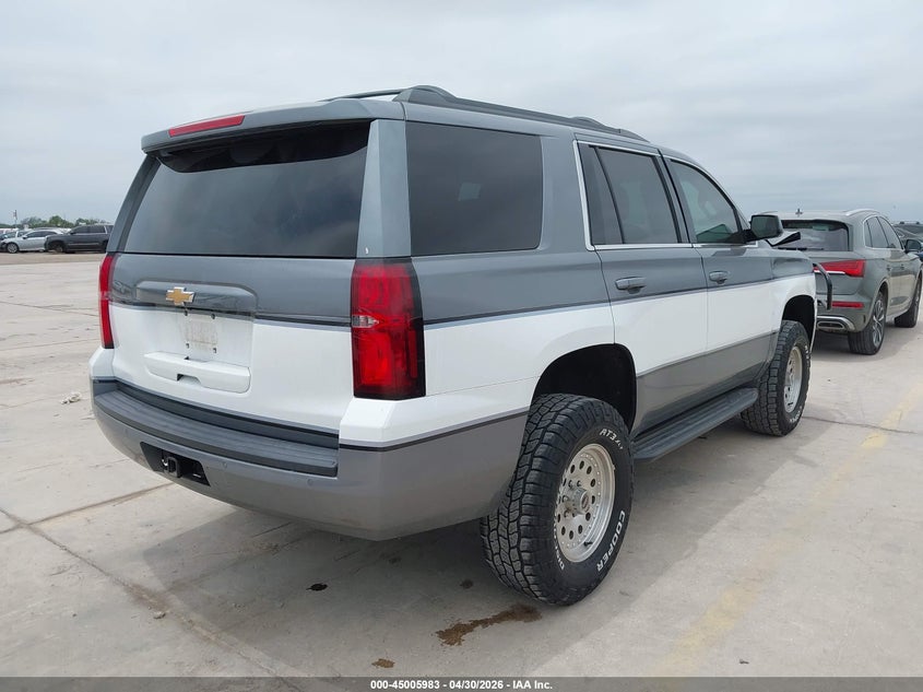 2020 Chevrolet Tahoe VIN 1GNSKAKC1LR103385 IAAI salvage auction — FRONT END, Original (Texas), sold $7,800 on 2026-07-29 (photo 4)