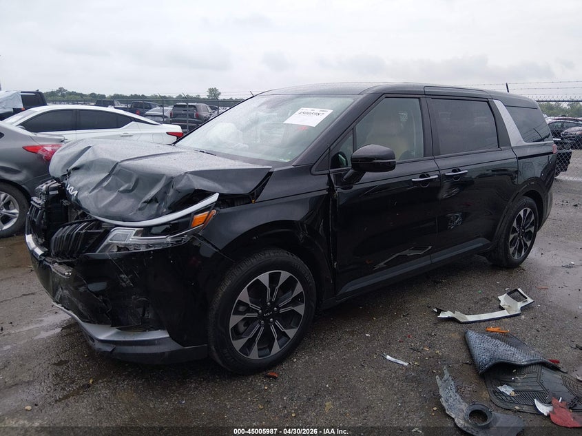 2024 Kia Carnival VIN KNDNC5H30R6433403 IAAI salvage auction — FRONT END, Salvage (Louisiana), sold $9,500 on 2026-07-24 (photo 2)