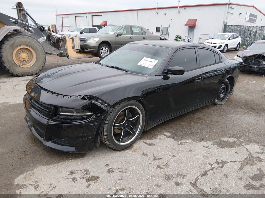 2016 Dodge Charger VIN 2C3CDXHG3GH158841 IAAI salvage auction — LEFT FRONT, Salvage (Kansas), sold $1,850 on 2026-07-24 (photo 2)