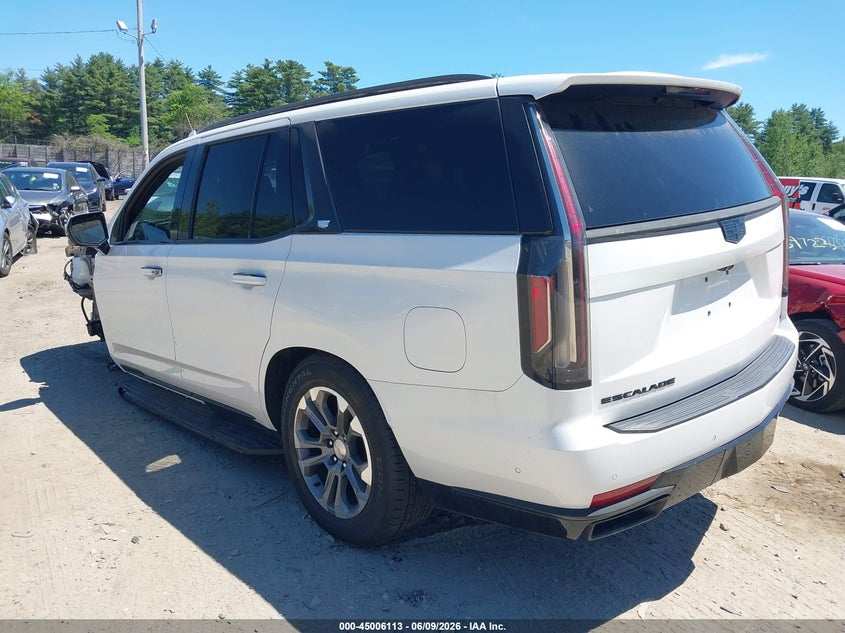 2021 Cadillac Escalade VIN 1GYS4DKL6MR213865 IAAI salvage auction — FRONT END, Wait Title, sold $18,600 on 2026-08-19 (photo 3)