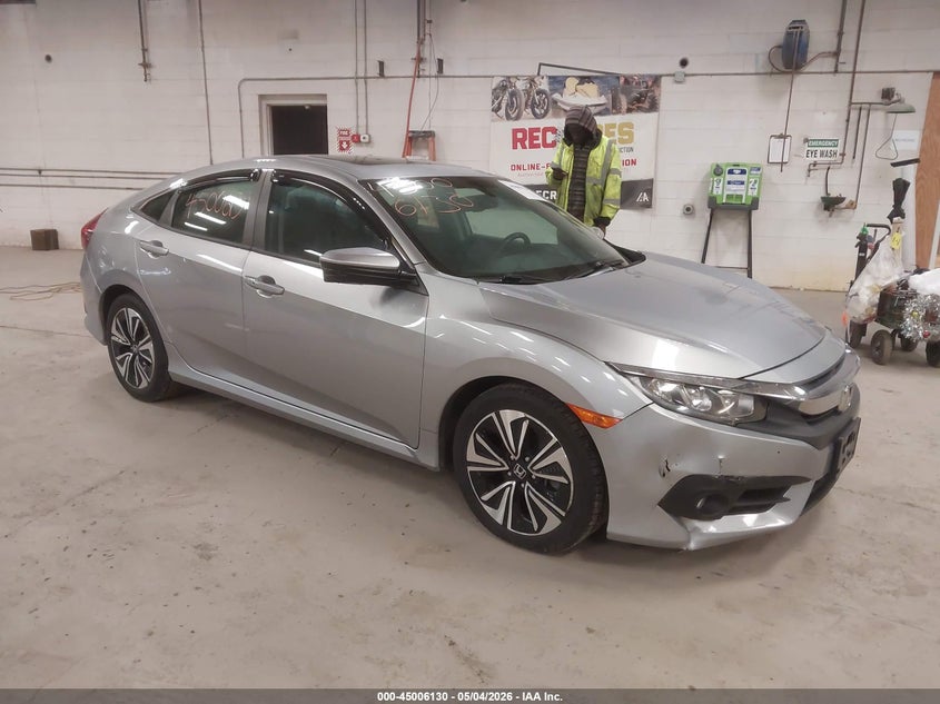 2016 Honda Civic VIN 19XFC1F7XGE207590 IAAI salvage auction — LEFT FRONT, Salvage (Maine), sold $4,750 on 2026-07-06 (photo 1)