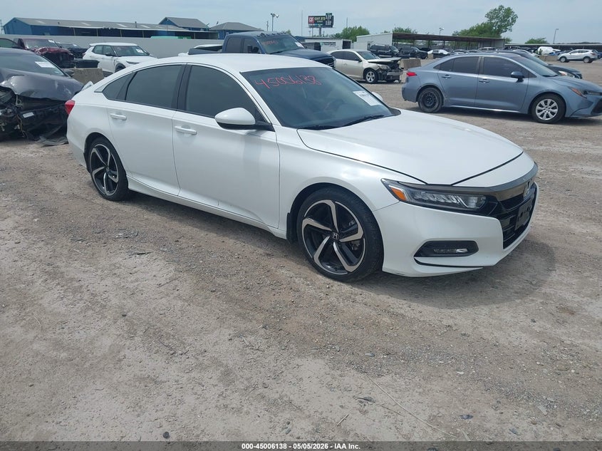 2020 Honda Accord VIN 1HGCV1F35LA067649 IAAI salvage auction — HAIL, Original (Texas), sold $9,050 on 2026-07-09 (photo 1)