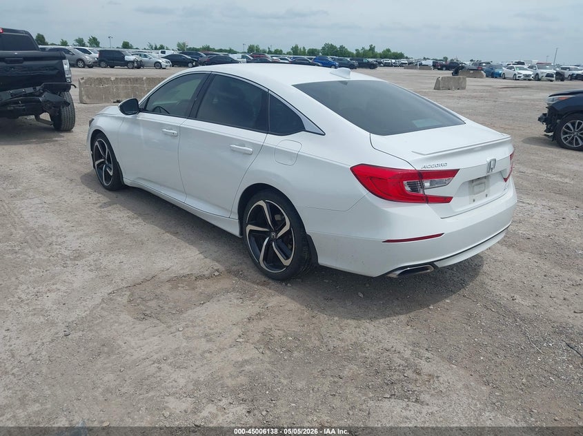 2020 Honda Accord VIN 1HGCV1F35LA067649 IAAI salvage auction — HAIL, Original (Texas), sold $9,050 on 2026-07-09 (photo 3)