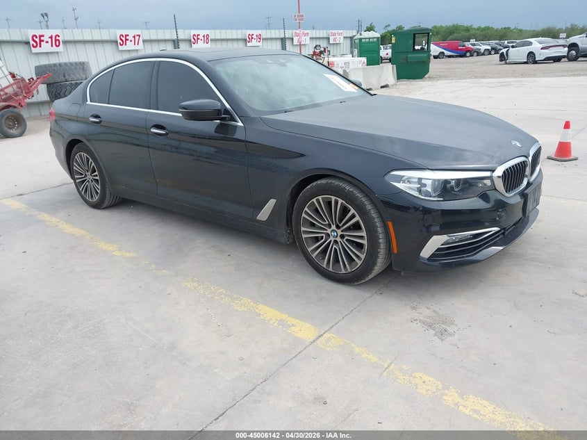 2018 BMW 5er VIN WBAJA5C58JG898150 IAAI salvage auction — SIDE, Original (Texas), sold $10,100 on 2026-07-13 (photo 1)