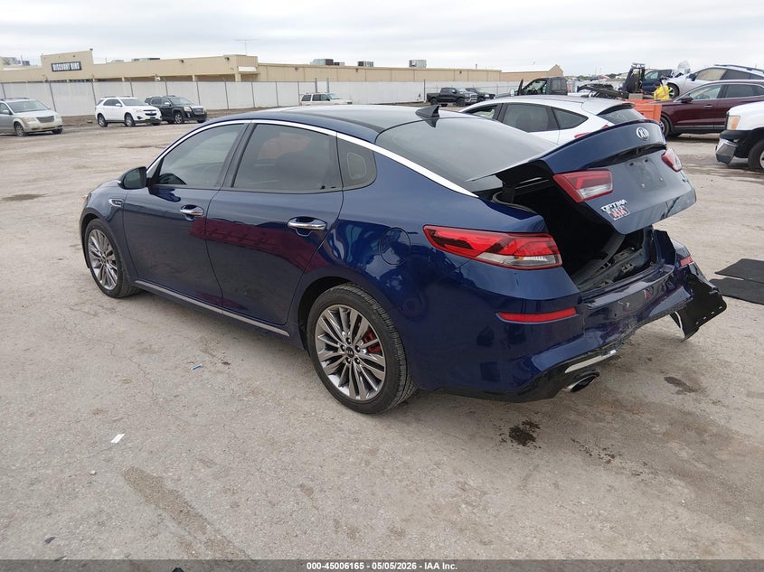 2019 Kia Optima VIN 5XXGV4L23KG285377 IAAI salvage auction — REAR END, Salvage (Kansas), sold $1,250 on 2026-07-24 (photo 3)