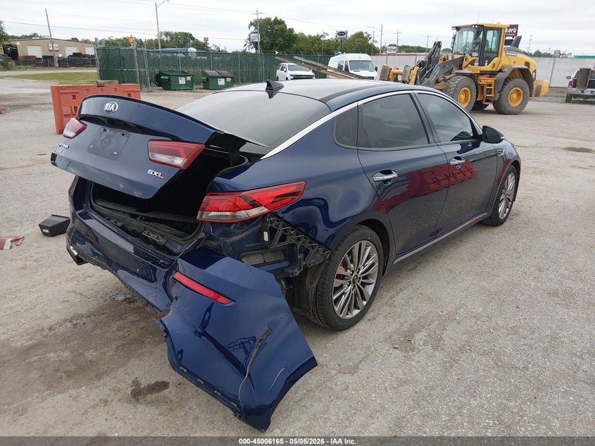 2019 Kia Optima VIN 5XXGV4L23KG285377 IAAI salvage auction — REAR END, Salvage (Kansas), sold $1,250 on 2026-07-24 (photo 4)