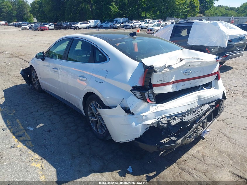 2022 Hyundai Sonata VIN KMHL14JA6NA230664 IAAI salvage auction — LEFT REAR, Salvage (Georgia), sold $5,100 on 2026-07-15 (photo 3)