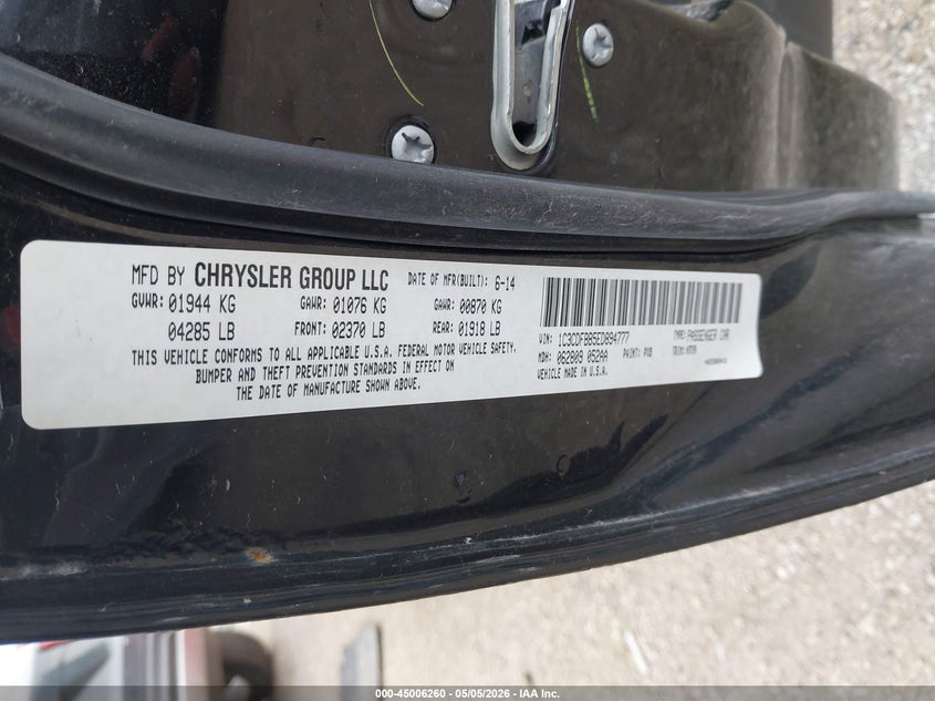 2014 Dodge Dart VIN 1C3CDFBB5ED894777 IAAI salvage auction — FRONT END, Salvage (Illinois), sold $325 on 2026-07-09 (photo 9)