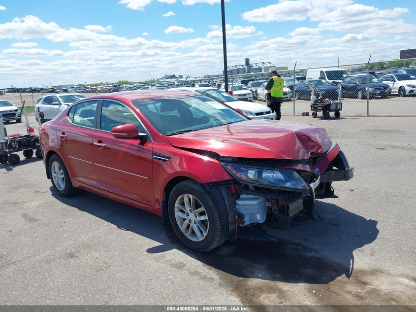 2012 Kia Optima VIN 5XXGM4A78CG073965 IAAI salvage auction — FRONT END, Prior Salvage (Minnesota), sold $475 on 2026-07-13 (photo 1)