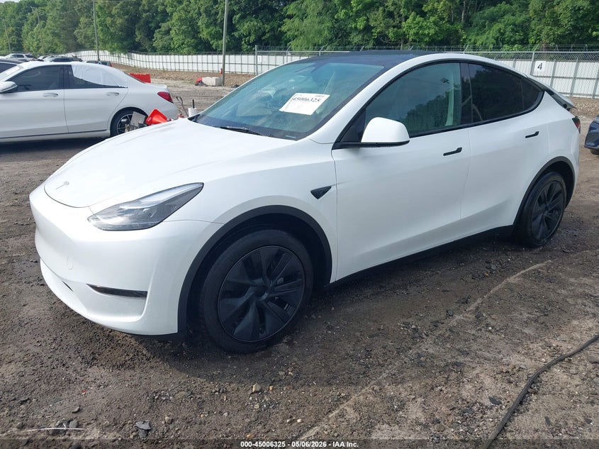 2025 Tesla Model y VIN 7SAYGDED5SA357860 IAAI salvage auction — REAR END, Salvage (Georgia), sold $12,800 on 2026-07-30 (photo 2)