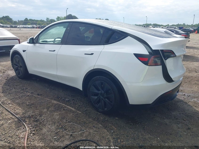 2025 Tesla Model y VIN 7SAYGDED5SA357860 IAAI salvage auction — REAR END, Salvage (Georgia), sold $12,800 on 2026-07-30 (photo 3)