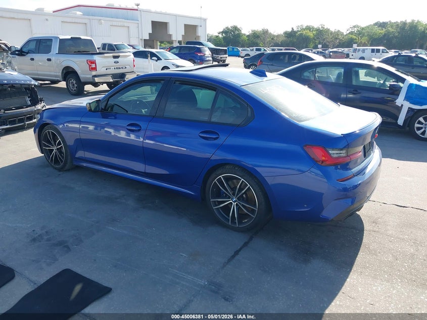 2020 BMW 3er VIN WBA5U7C08LAF54013 IAAI salvage auction — RIGHT SIDE, Rebuildable (Florida), sold $17,600 on 2026-07-15 (photo 3)