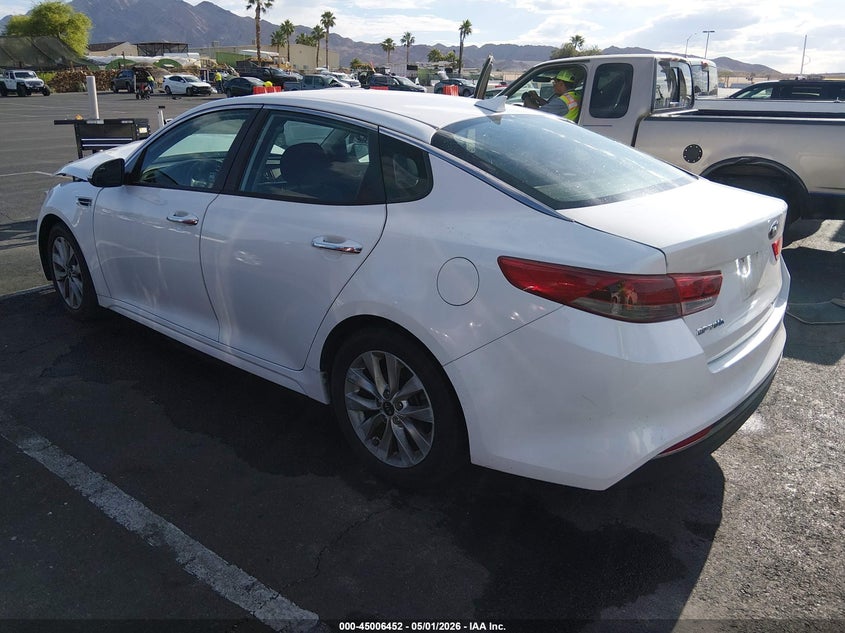 2016 Kia Optima VIN 5XXGT4L36GG072753 IAAI salvage auction — FRONT END, Salvage (Idaho), sold $1,250 on 2026-07-17 (photo 3)