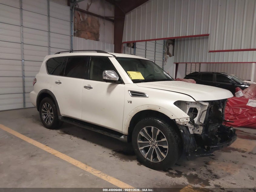 2019 Nissan Armada VIN JN8AY2ND4KX010064 IAAI salvage auction — FRONT END, Wait Title, sold $6,525 on 2026-07-15 (photo 1)