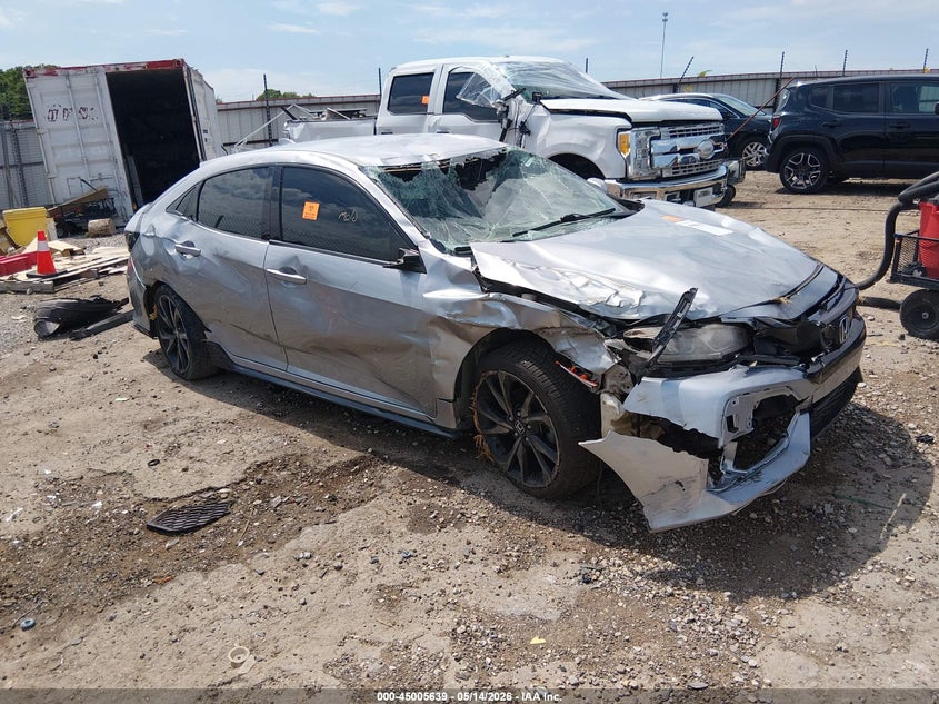 2017 Honda Civic VIN SHHFK7H41HU218190 IAAI salvage auction — ROLLOVER, Parts Only (Arkansas), sold $425 on 2026-07-16 (photo 1)