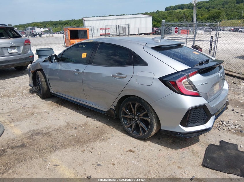 2017 Honda Civic VIN SHHFK7H41HU218190 IAAI salvage auction — ROLLOVER, Parts Only (Arkansas), sold $425 on 2026-07-16 (photo 3)