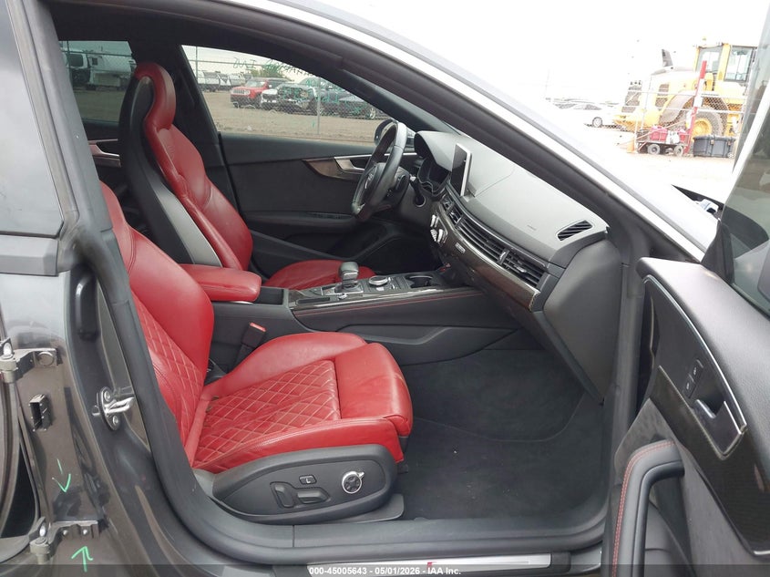 2018 Audi S5 VIN WAUB4DF50JA039252 IAAI salvage auction — RIGHT SIDE, Wait Title, sold $6,000 on 2026-07-14 (photo 5)