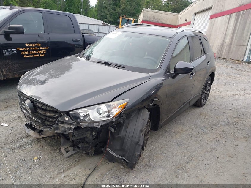 2016 Mazda Cx-5 VIN JM3KE4DY2G0859531 IAAI salvage auction — FRONT END, Salvage (Georgia), sold $2,750 on 2026-07-22 (photo 2)