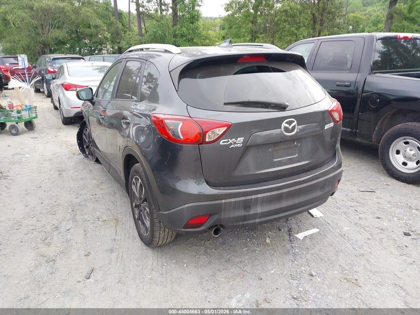 2016 Mazda Cx-5 VIN JM3KE4DY2G0859531 IAAI salvage auction — FRONT END, Salvage (Georgia), sold $2,750 on 2026-07-22 (photo 3)