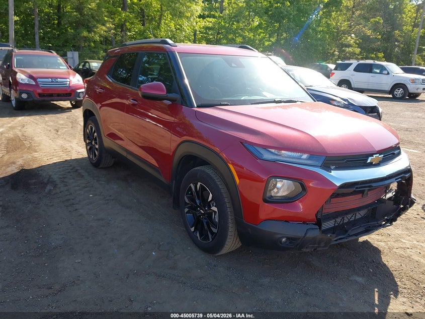 2021 Chevrolet Trailblazer VIN KL79MPS24MB016289 IAAI salvage auction — FRONT END, Wait Title, sold $3,350 on 2026-07-15 (photo 1)