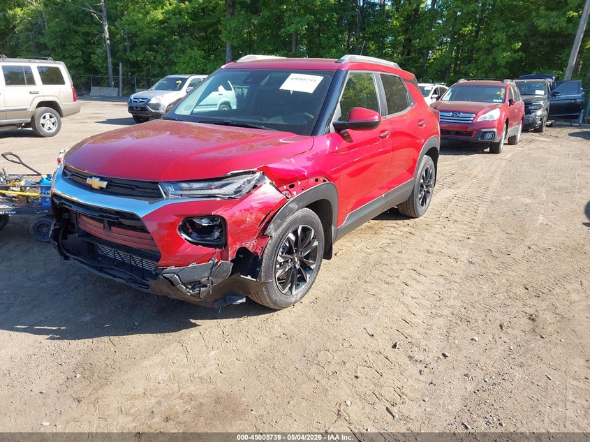 2021 Chevrolet Trailblazer VIN KL79MPS24MB016289 IAAI salvage auction — FRONT END, Wait Title, sold $3,350 on 2026-07-15 (photo 2)
